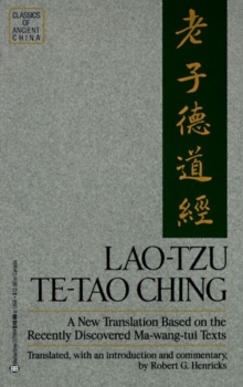 Image for Lao-Tzu: Te-Tao Ching