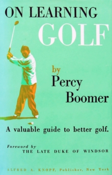 Image for On learning golf
