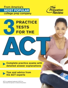 Image for 3 Practice Tests for the ACT
