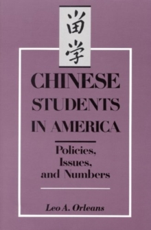 Image for Chinese Students in America : Policies, Issues, and Numbers