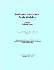 Image for Performance Assessment for the Workplace, Volume II : Technical Issues