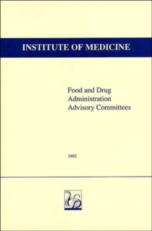Image for Food and Drug Administration Advisory Committees