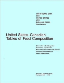 Image for United States-Canadian Tables of Feed Composition