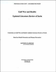 Image for Gulf War and Health : Updated Literature Review of Sarin