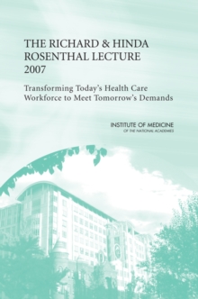 Richard and Hinda Rosenthal Lecture 2007
