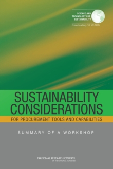 Image for Sustainability considerations for procurement tools and capabilities: summary of a workshop