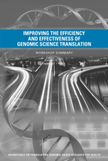 Image for Improving the Efficiency and Effectiveness of Genomic Science Translation