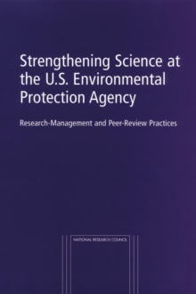 Image for Strengthening Science at the U.s. Environmental Protection Agency.