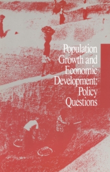 Image for National Academy Press: Population Growth & Economic Development-policy Questions (pr Only)