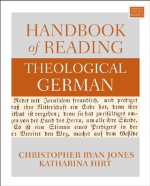 Image for Handbook of reading theological German