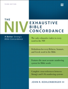 Image for The NIV Exhaustive Bible Concordance, Third Edition