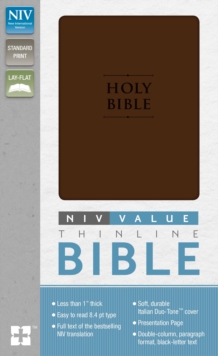Image for NIV, Value Thinline Bible, Imitation Leather, Brown