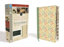 Image for NIV, Cultural Backgrounds Study Bible, Personal Size, Imitation Leather, Pink/Brown, Indexed, Red Letter Edition : Bringing to Life the Ancient World of Scripture