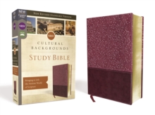 Image for NRSV, Cultural Backgrounds Study Bible, Leathersoft, Burgundy, Comfort Print : Bringing to Life the Ancient World of Scripture