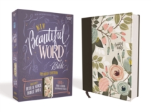 Image for NIV, Beautiful Word Bible, Updated Edition, Peel/Stick Bible Tabs, Cloth over Board, Floral, Red Letter, Comfort Print : 600+ Full-Color Illustrated Verses