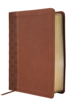 Image for NIrV, Giant Print Compact Bible, Leathersoft, Brown, Comfort Print