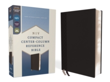 Image for NIV, Compact Center-Column Reference Bible, Leathersoft, Black, Red Letter, Comfort Print