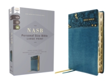 Image for NASB, Personal Size Bible, Large Print, Leathersoft, Teal, Red Letter, 1995 Text, Thumb Indexed, Comfort Print