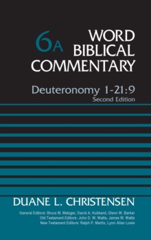 Image for Deuteronomy 1-21:9, Volume 6A