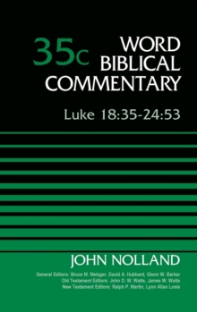 Image for Luke 18:35-24:53, Volume 35C