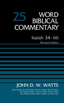 Image for Isaiah 34-66, Volume 25: Revised Edition