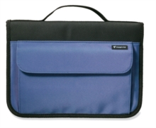 Image for Nylon Organizer Slate Blue with Multiple Pockets XL