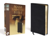 Image for NASB, Thinline Bible, Bonded Leather, Black, Red Letter Edition