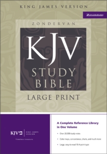 Image for KJV Zondervan Study Bible, Large Print, Bonded Leather, Black