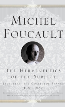 Hermeneutics of the Subject