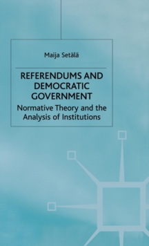 Image for Referendums and Democratic Government