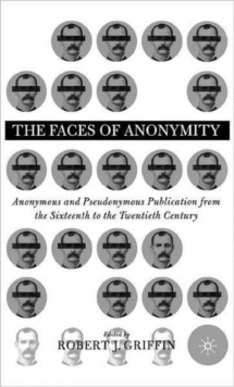 Image for Faces of Anonymity