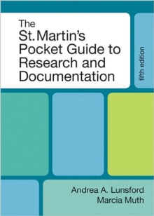 Image for The St. Martin's Pocket Guide to Research and Documentation