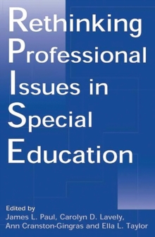 Image for Rethinking professional issues in special education