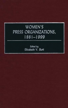 Image for Women's press organizations, 1881-1999