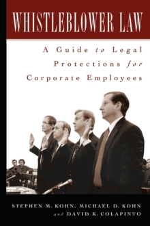 Image for Whistleblower law: a guide to legal protections for corporate employees