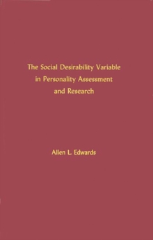 Image for The Social Desirability Variable in Personality Assessment and Research
