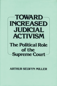 Image for Toward Increased Judicial Activism : The Political Role of the Supreme Court