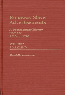 Image for Runaway Slave Advertisements
