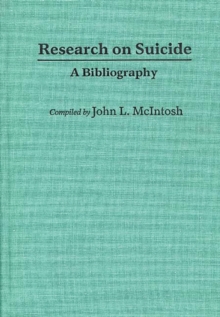 Image for Research on Suicide : A Bibliography