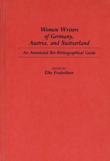 Image for Women Writers of Germany, Austria, and Switzerland