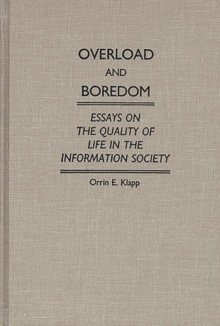 Image for Overload and Boredom