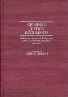 Image for Criminal Justice Documents