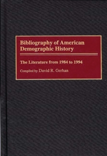 Bibliography of American Demographic History