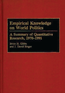 Image for Empirical Knowledge on World Politics