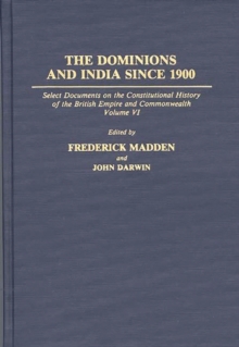 Dominions and India Since 1900