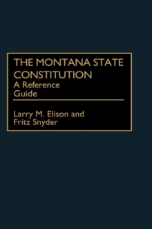 Image for The Montana State Constitution