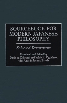 Image for Sourcebook for Modern Japanese Philosophy : Selected Documents