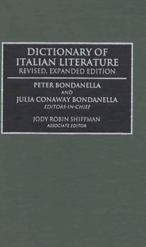 Dictionary of Italian Literature, 2nd Edition