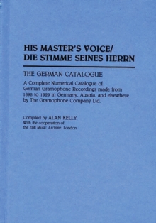 Image for His Master's Voice/Die Stimme Seines Herrn