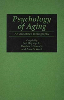 Image for Psychology of Aging
